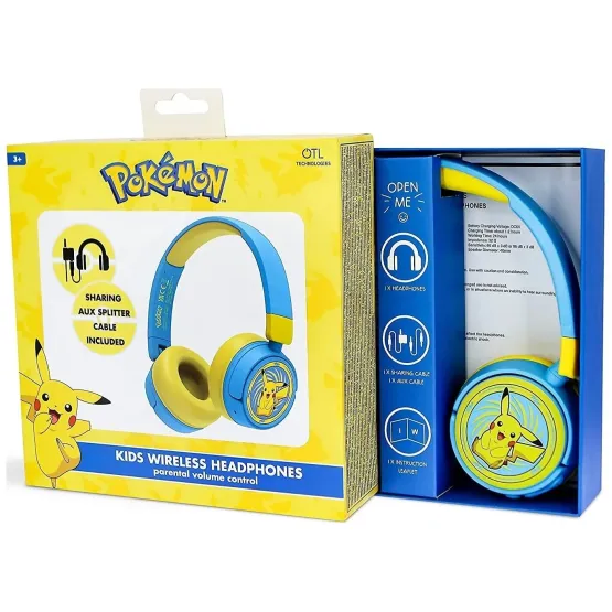 Слушалки OTL POKEMON Pikachu BT - Детски