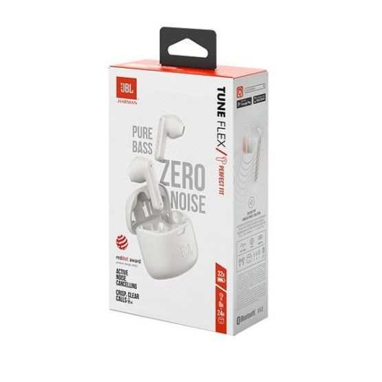 Слушалки JBL JBL Tune Flex 2 White JBLTFLEX2GWHT