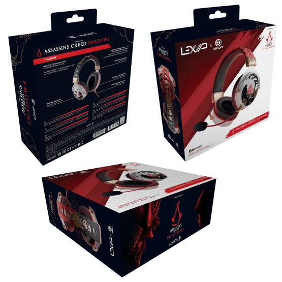 Слушалки с микрофон Lexip Assassin's Creed - Shadows HEADSET