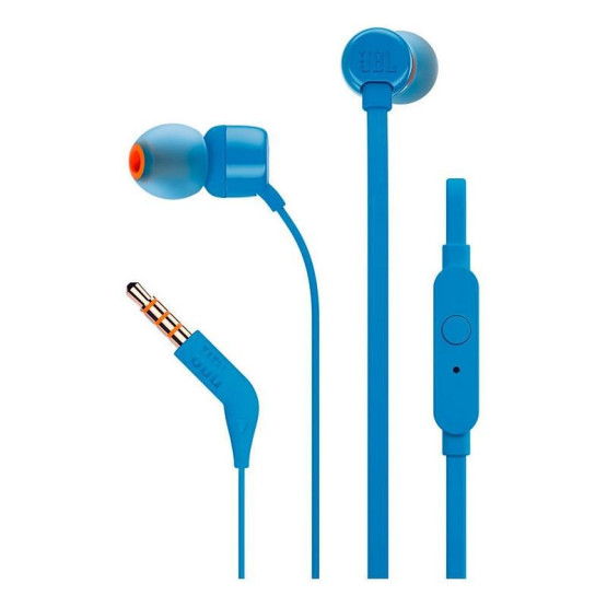 Слушалки с микрофон JBL T110 BLUE