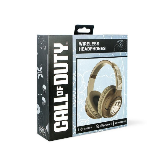 Слушалки с микрофон OTL Call of Duty Camo Wireless с LED