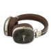 Bluetooth слушалки Guess ENC Metal 4G Script Logo - Кафяви