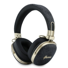 Bluetooth слушалки Guess ENC Metal 4G Script Logo - Черни