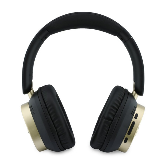 Bluetooth слушалки Guess ENC Rectangle Metal Script - Черни