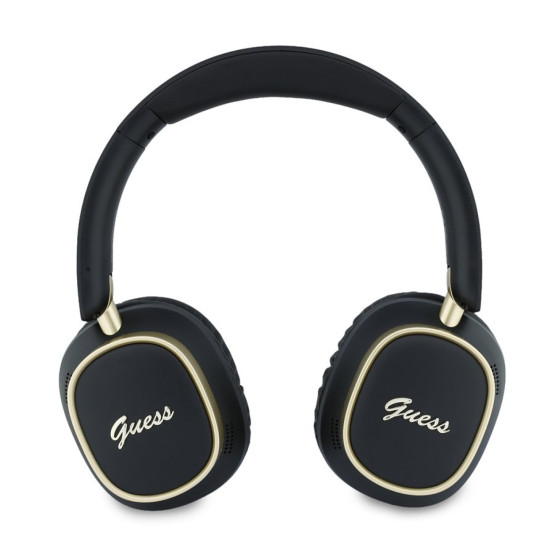 Bluetooth слушалки Guess ENC Rectangle Metal Script - Черни