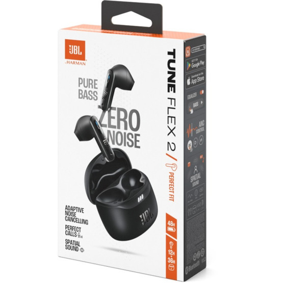Bluetooth слушалки JBL Tune Flex 2 TWS Earphones - Черни