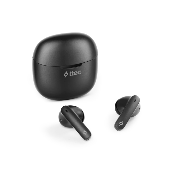 Bluetooth слушалки ttec AirBeat Nova TWS Bluetooth Headset - Черни
