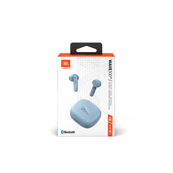 Bluetooth слушалки JBL Wave 300 TWS Earphones - Сини