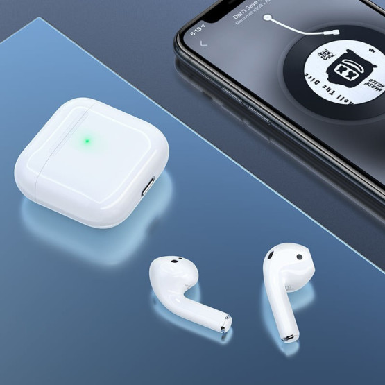Bluetooth слушалки Hoco EW03 Original series true wireless BT headset - Бели