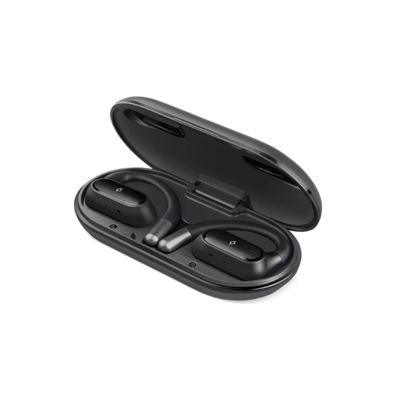 Bluetooth слушалки ttec SoundFlow Open-Ear OWS - Черни