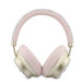 Bluetooth слушалки Guess ENC 4G PU Gold Script Metal - Розови