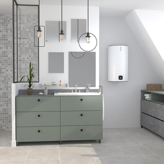Бойлер Atlantic GENIUS STEATITE 50L/V 1.8KW/84130 , 1.8 , B , Вертикален