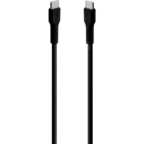 Data кабел ttec USB-C - USB-C 60W PD/QC Fast Charging/Data Cable - 120cm - Черен