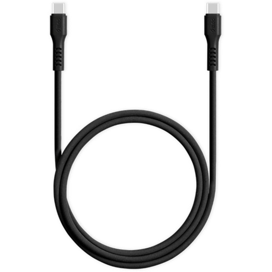 Data кабел ttec USB-C - USB-C 60W PD/QC Fast Charging/Data Cable - 120cm - Черен