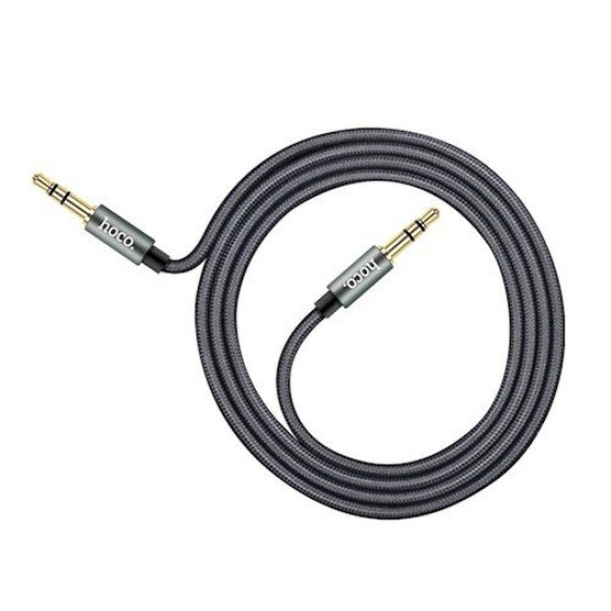 Аудио кабел Hoco UPA03 Noble sound series AUX audio cable 3.5 - Сив