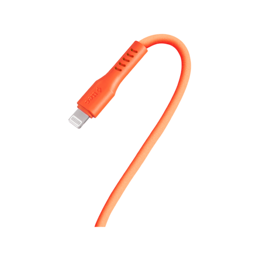Data кабел ttec USB-C - Lightning Charge/Data Cable 120cm - Neon Orange