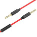 Аудио кабел Hoco UPA12 AUX audio cable 3.5(with mic) - Черен
