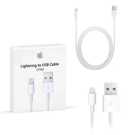 Data кабел Apple Lightning /USB Data Cable 1m - Бял, MXLY2ZM/A