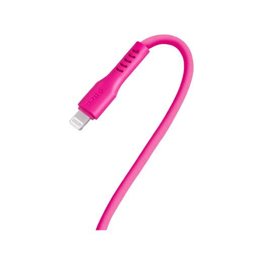 Data кабел ttec USB-C - Lightning Charge/Data Cable 120cm - Neon Pink