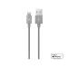 Кабел MFI AlumiCable Lightning Charge / Data Cable - Тъмно сив