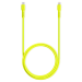 Data кабел ttec USB-C - Lightning Charge/Data Cable 120cm - Neon Yellow
