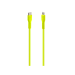 Data кабел ttec USB-C - Lightning Charge/Data Cable 120cm - Neon Yellow