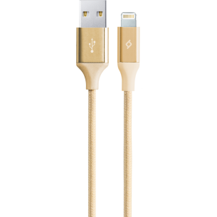 Кабел AlumiCable Lightning Charge / Data Cable - Златист, 117145