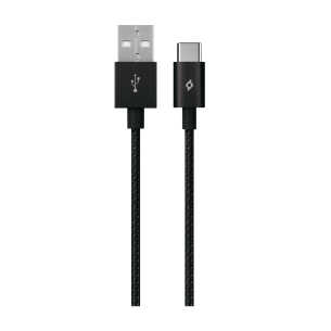 Кабел AlumiCable Type C 2.0 Charge/Data Cable - Черен, 116906
