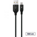 Кабел ttec AlumiCable Micro USB Charge / Data Cable , 2.0 , XXL , 3m - Черен