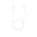 Data кабел Samsung Type-C /Type-C Data Cable 5A 1.8m - Бял, EP-DX510JWE