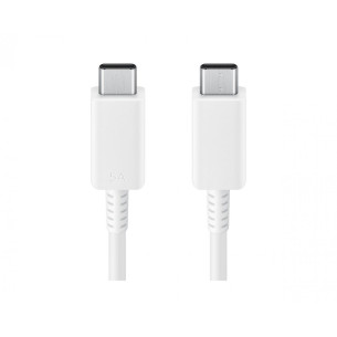 Data кабел Samsung Type-C /Type-C Data Cable 5A 1.8m - Бял, EP-DX510JWE
