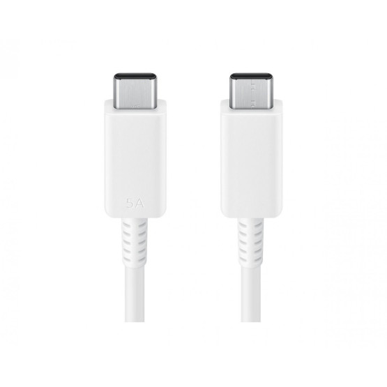 Data кабел Samsung Type-C /Type-C Data Cable 5A 1.8m - Бял, EP-DX510JWE