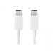 Data кабел Samsung Type-C /Type-C Data Cable 5A 1.8m - Бял, EP-DX510JWE