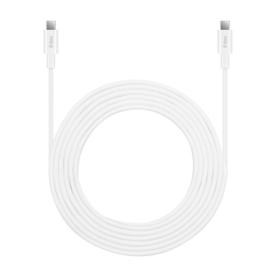 Data кабел ttec, Type-C - Type-C, 300cm, 65W, Fast Charge Cable, Бял