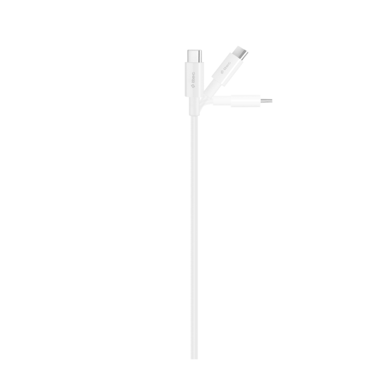 Data кабел ttec, Type-C - Type-C, 300cm, 65W, Fast Charge Cable, Бял