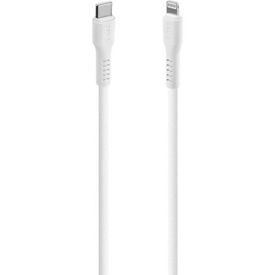 Data кабел ttec USB-C - Lightning Charge/Data Cable 120cm - Бял
