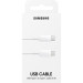 Data кабел Samsung Type-C /Type-C Data Cable 5A 1.m - Бял, EP-DN975