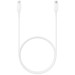 Data кабел Samsung Type-C /Type-C Data Cable 5A 1.m - Бял, EP-DN975