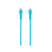 Data кабел ttec USB-C - USB-C 60W PD/QC Fast Charging/Data Cable - 120cm - Neon Blue