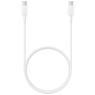 Data кабел Samsung USB-C/USB-C Data Cable 3A 1m - Бял, EP-DA705BWE