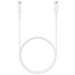 Data кабел Samsung USB-C/USB-C Data Cable 3A 1m - Бял, EP-DA705BWE