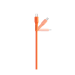 Data кабел ttec USB-C - USB-C 60W PD/QC Fast Charging/Data Cable - 120cm - Neon Orange