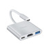 Хъб Hoco HB14 Easy use Type-C ( Type-C to USB3.0+HDMI+PD) - Сребрист