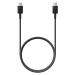 Data кабел Samsung USB-C/USB-C Data Cable 5A 1m - Черен, EP-DN975BBE