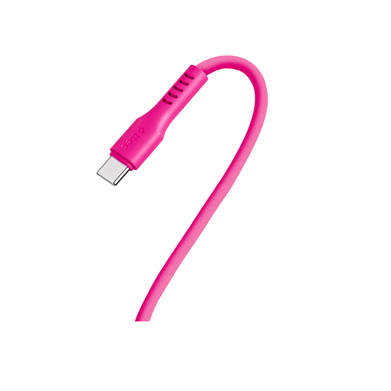 Data кабел ttec USB-C - USB-C 60W PD/QC Fast Charging/Data Cable - 120cm - Neon Pink