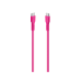 Data кабел ttec USB-C - USB-C 60W PD/QC Fast Charging/Data Cable - 120cm - Neon Pink