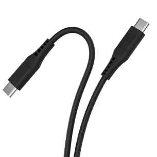 Data cable ProMate POWERLINK-CC120, 20V, 3A, 60W PD, Type-C to Type-C, 120cm - Черен