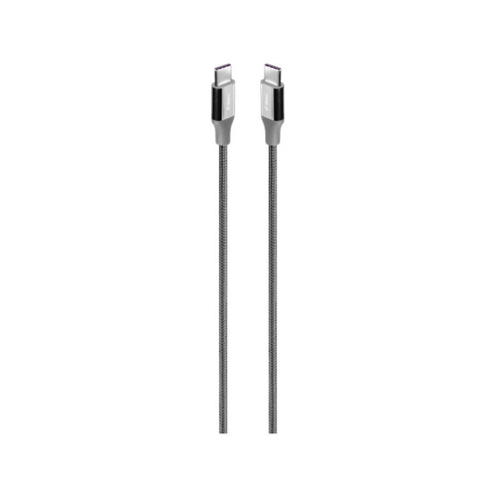 Data кабел ttec AlumiCable Type-C - Type-C 150cm 100W Fast Charge Cable - Space Grey