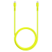 Data кабел ttec USB-C - USB-C 60W PD/QC Fast Charging/Data Cable - 120cm - Neon Yellow