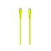 Data кабел ttec USB-C - USB-C 60W PD/QC Fast Charging/Data Cable - 120cm - Neon Yellow